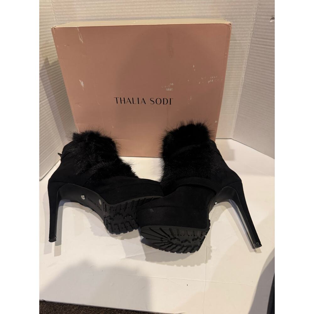 Thalia Sodi Women's Brandy Dress Booties 8m black new - Picture 9 of 12